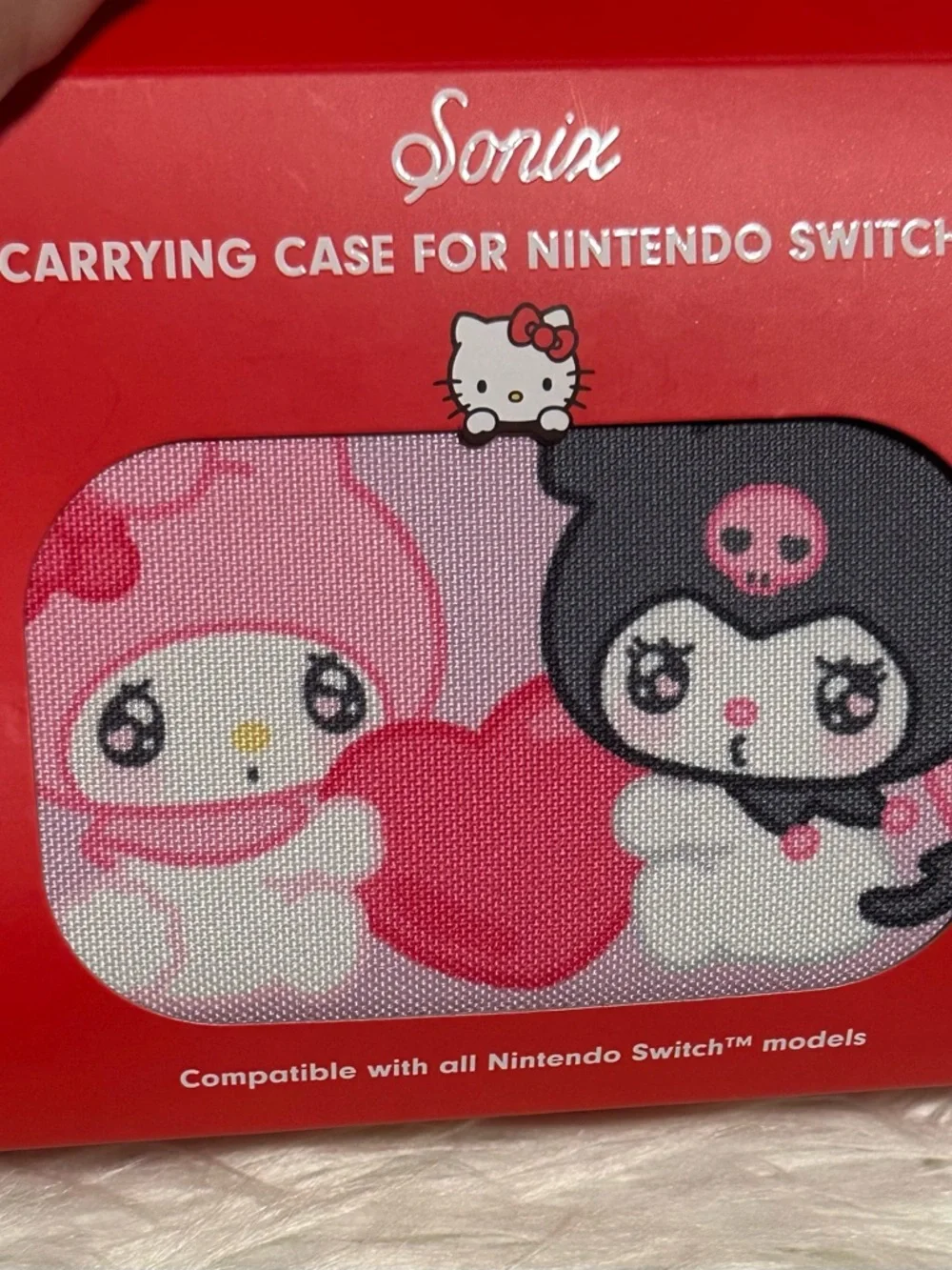 Sonix Red Carrying Case for Nintendo Switch